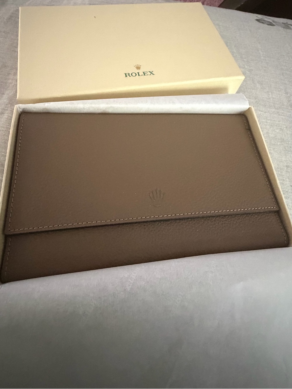 Authentic New Rolex Watch Trio Travel Pouch Case Box Watch Storage.